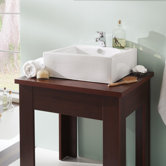 Burmah 16 x 47cm Wash Basin in White