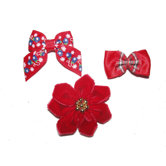 Holiday Dog Barrettes (3 Pieces)