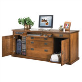 Craftsman Home Office 72" W Office Credenza