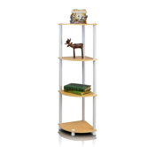 Turn 'n' Tube 4 Tier Corner Display Rack Shelving Unit