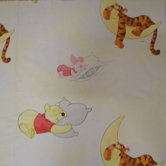 Pooh Clouds Lined Single Curtain
