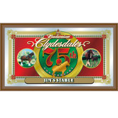 Budweiser Clydesdales 75th Anniversary Mirror - Jim's Stable