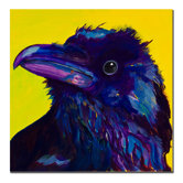 Corvus by Pat Saunders-White, Canvas Art - 24" x 24"