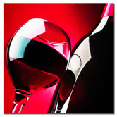 Red Red Wine by Roderick Stevens, Canvas Art - 24" x 24"