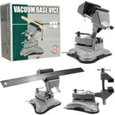 Portable Vacuum Base Vice with 360-Degree Swivel