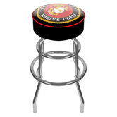 31" United States Marine Corps Padded Swivel Bar Stool