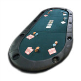 Texas Hold'em Poker Folding Tabletop With Cupholders