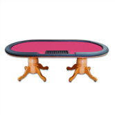 90" Deluxe Hold'em Table With Removable Rail