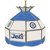 NHL Winnipeg Jets Stained Glass 1 Light Tiffany Lamp