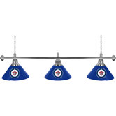 NHL Winnipeg Jets 3 Light Billiard Lamp