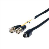 4-pin Plug to 2 BNC Plugs (6 ft)