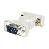 DB9 Male Plug to Plug, Molded Gender Changer