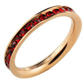 Cubic Zirconia Eternity Band Ring