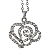 Crystal Rose Necklace