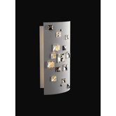 Jewel 2 Light Wall Bracket in White