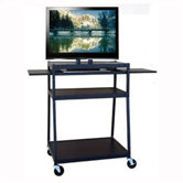 Wide Body Flat Panel TV Cart