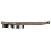 Hand Scratch Brushes - carbon steel curved handle brush