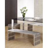 Novel Stainless Steel Entryway Bench