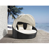Colva Outdoor Canopy Bed with Cushions