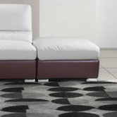 Bond Leatherette Ottoman