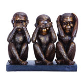 Monkey Speak, See, Hear No Evil Sculpture