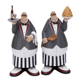Polystone Waiter Decor (Set of 2)