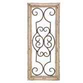 Wood Metal Panel Wall Decor