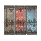 Metal Plaque Wall Decor (Set of 3)