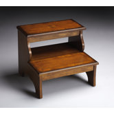 Step Stool in Olive Ash Burl