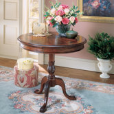 Plantation Cherry Pedestal End Table
