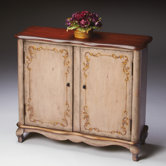 Artist's Originals Console Chest in Distressed Shell Gray