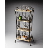 Metalworks Distressed Etagere Shelf