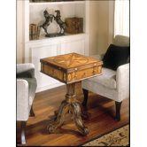 Connoisseur's Chess and Checker Game Table