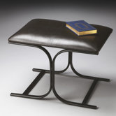 Metalworks Leather Bench