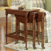 Plantation Cherry 3 Piece Nesting Tables