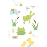 In the Pond Wall Decal