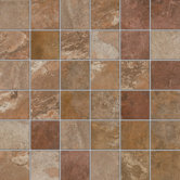 W-Slate 2" x 2" Mosaic in Dark