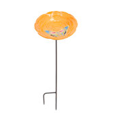 Tangerine Birdbath