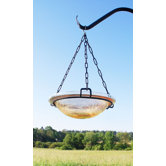 Crackle Hanging Birdbath