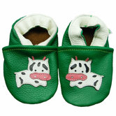 Moo Cow Soft Sole Leather Baby Shoes