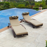 Delano Arc Lounger with Cushion (Set of 2)