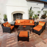 Tikka 8 Piece Deep Seating Group with Cushions