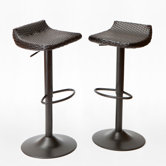 Woven Wicker Barstool (Set of 2)