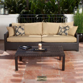 Delano 3 Piece Deep Seating Group with Cushions