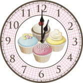 Wanduhr "Iced Fancies"