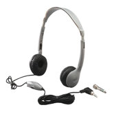 Leatherette Ear Cushioned Personal Educational Headphone with Volume Control