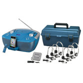 Val-U-Pak iPod/CD/SD/USB/MP3 Listening Center, 6 station, Leatherette Headphones
