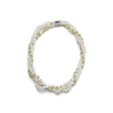 Peridot and Pearls Pearl Necklace