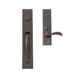Entry Set Front Door Handle with Washington Lever