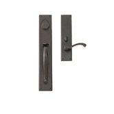 Entry Set Front Door Handle with Adams Lever